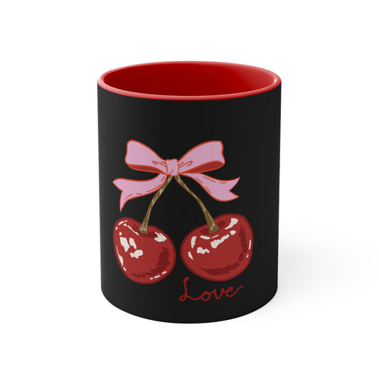 Cherry Love Accent Mug
